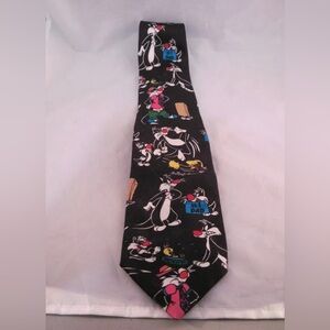 Vintage Looney Tunes Tie Sylvester #1 Dad Father's Day Cat 1993